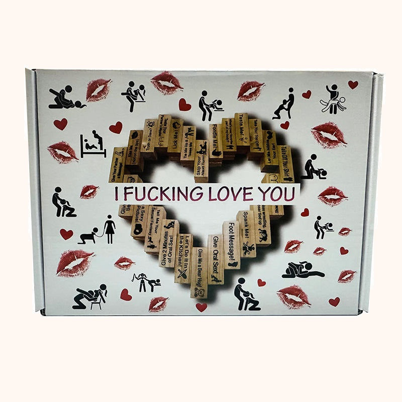 DateNightPlay Spielverpackung mit romantischem Design – Geschenkidee für Paare